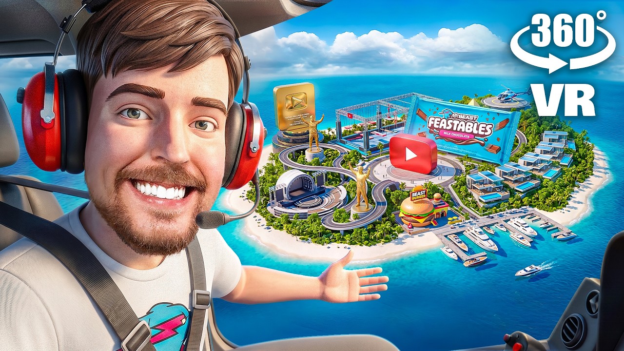 360&deg; VR - YOU&rsquo;RE on MrBeast&rsquo;s SECRET Island!