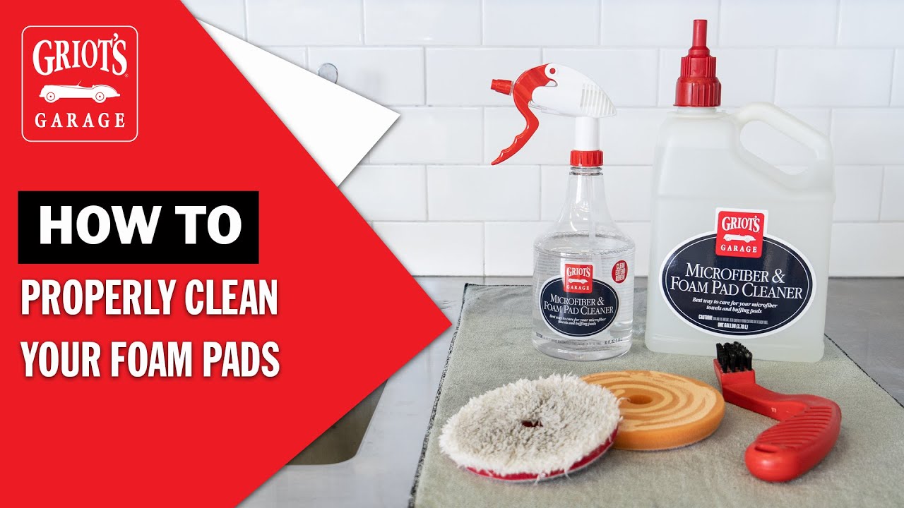 How to: Clean microfiber & Foam Polishing Pads