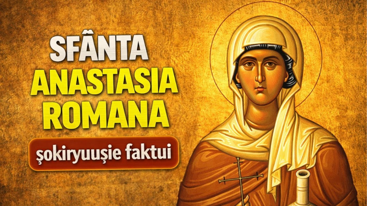 Sfânta Anastasia Romana – destin distrus de persecuții și adevăruri tulburătoare despre o muceniță