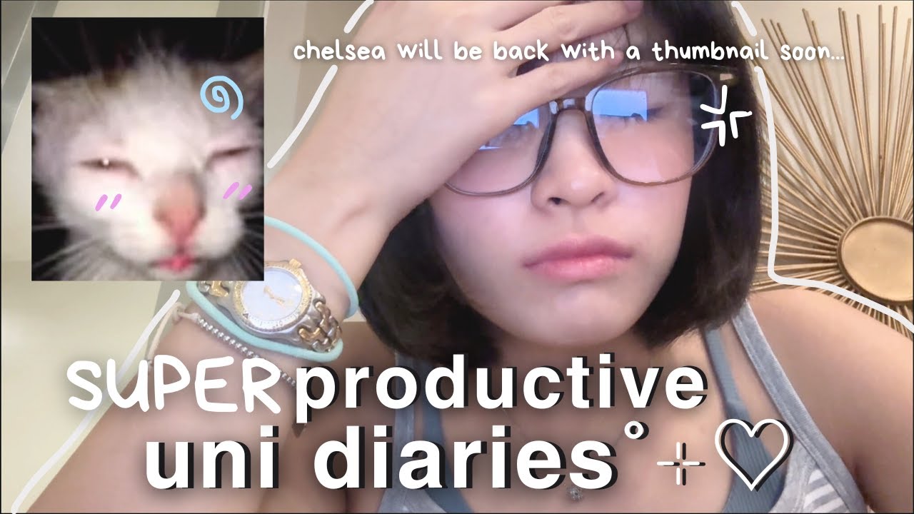 UNI DIARIES 🎧🗯️ | getting my life back together, SUPER productive vlog, studying, exercising