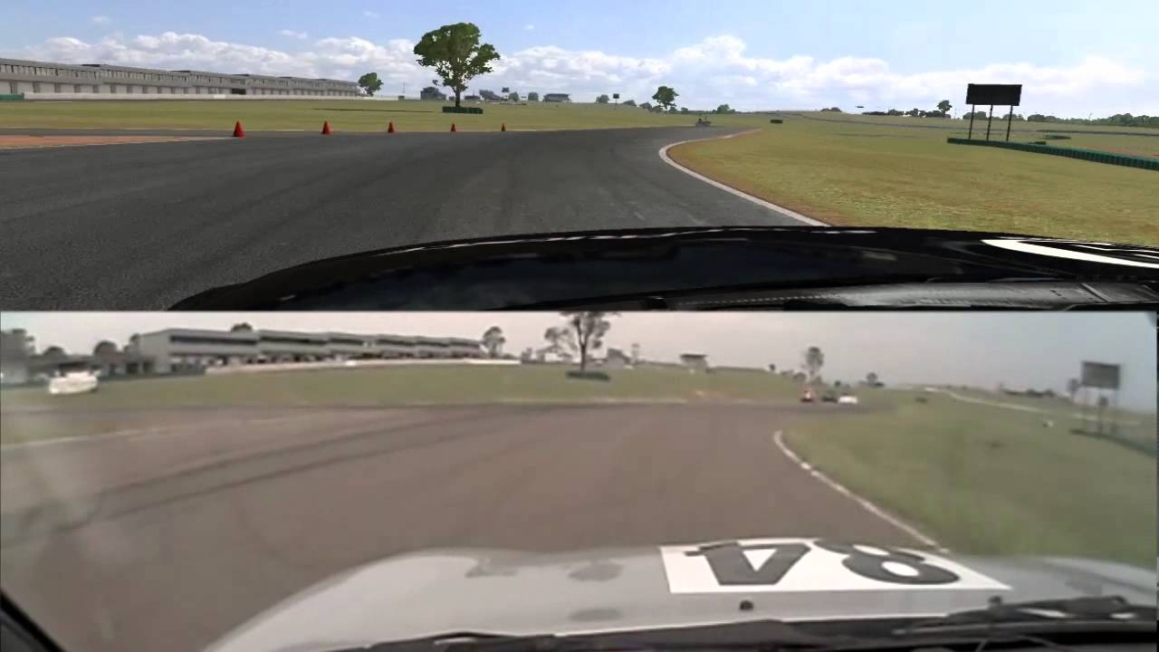 iRacing Oran Park Raceway Real vs Virtual - Mx5 Onboard