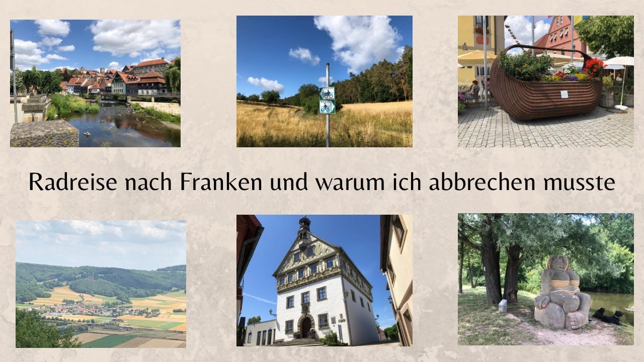 🚴🏻‍♀️abgebrochene Radtour durch Franken,  Lichtenfels, Kloster Banz, #2 REUPLOAD