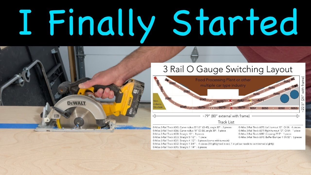 I Finally Started // O Gauge Switching Layout