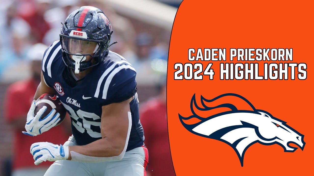 Caden Prieskorn Highlights 🔥 | Welcome to the Broncos