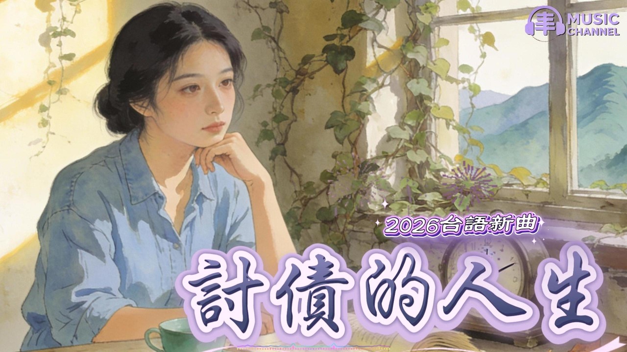 《#討債》#討債人生#人情世事【2026台語流行新曲】Nice song「人情可以慢慢還，但人生不能浪費，活著就要活得有聲有光...」#台語原創#原創音樂#TaiwanSong#台灣味【動態歌詞MV】