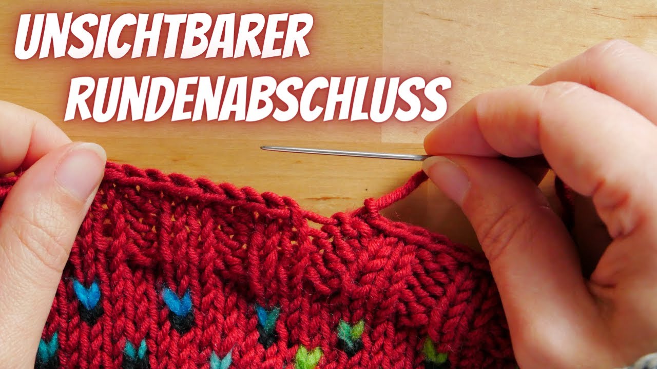Stricktipp: Abschluss beim Stricken unsichtbar vernähen