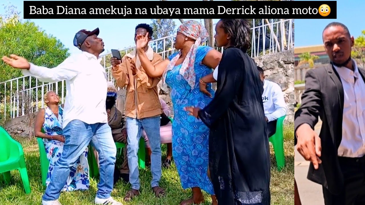 Drama🔥Baba Diana ako hapa wamepatana na Mama Derrick, Achana na mtoto wangu😳