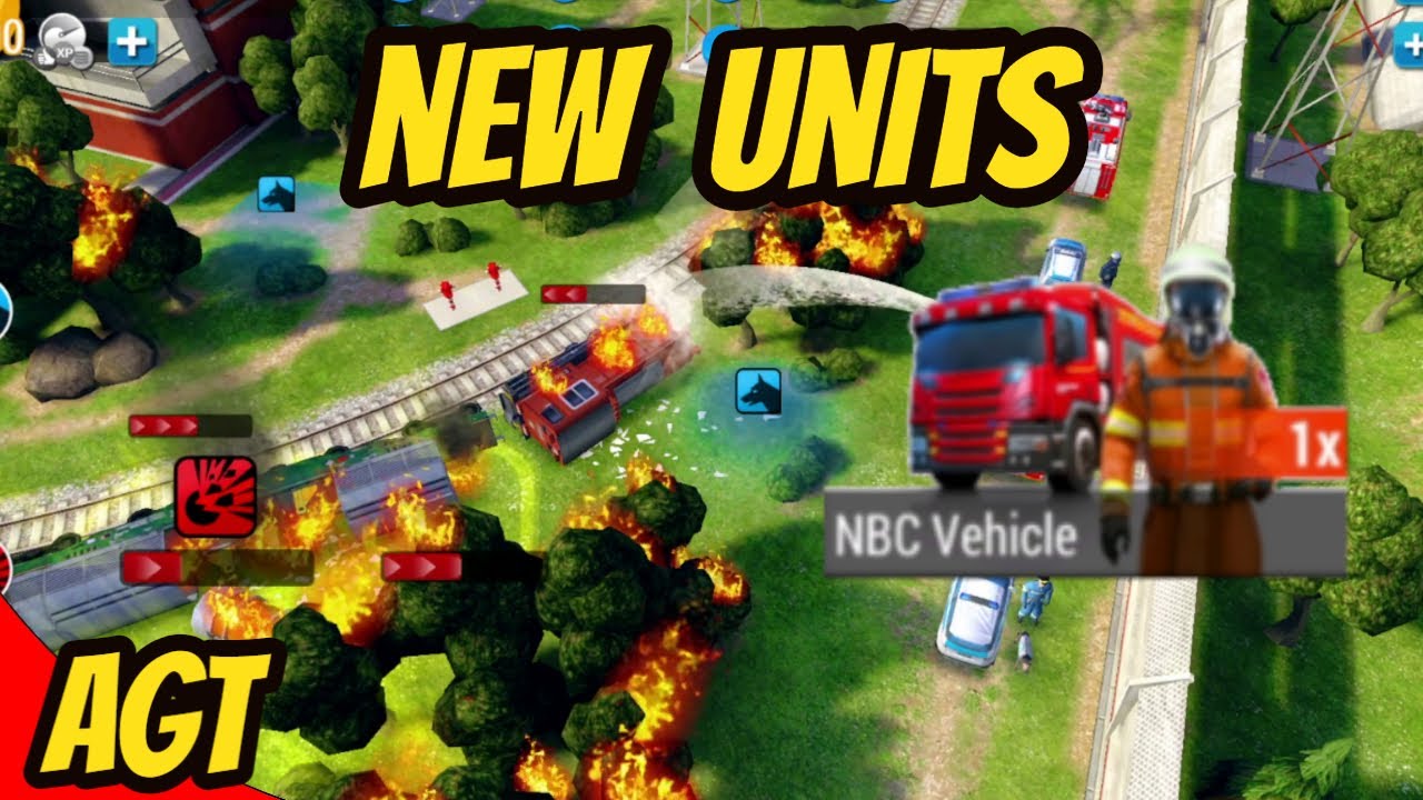 Emergency HQ — Игровой процесс для Android 126 — Новая пожарная часть — Сошедший с рельсов трансп...
