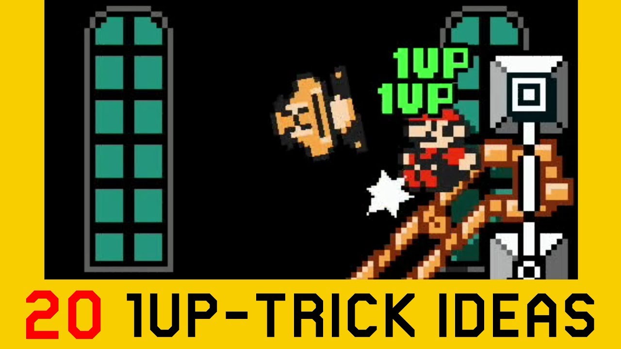 20 1-UP Trick Ideas / Set-ups | Super Mario Maker 2