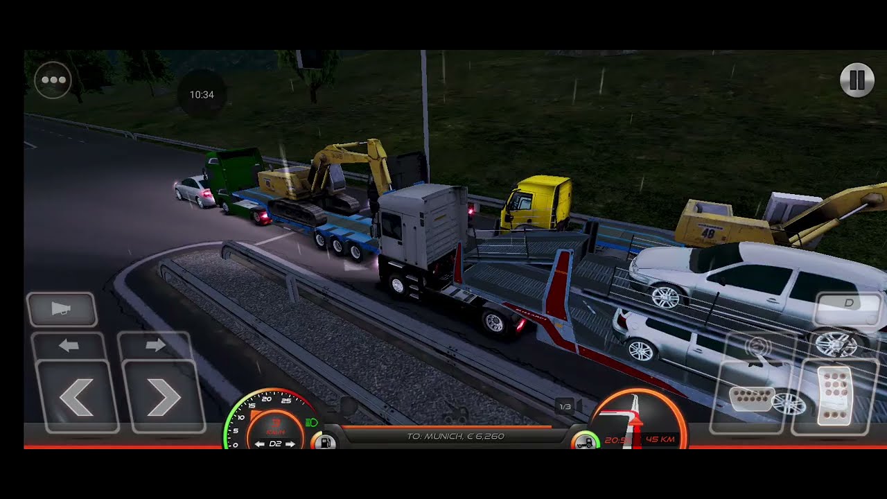 Truck Simulator Europe 2 Pt 18 Android Gameplay Wanda Software Highway Milan To Munich Transport Car