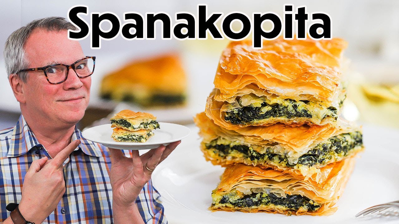 Homemade Spanakopita (Greek Spinach Pie) is INCREDIBLE