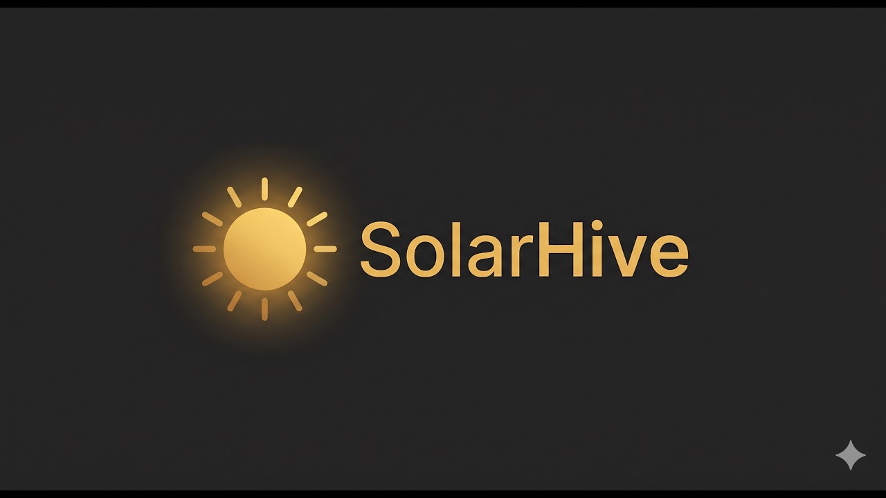 SolarHive: Community Solar Intelligence | Built with Google Gemma 4
