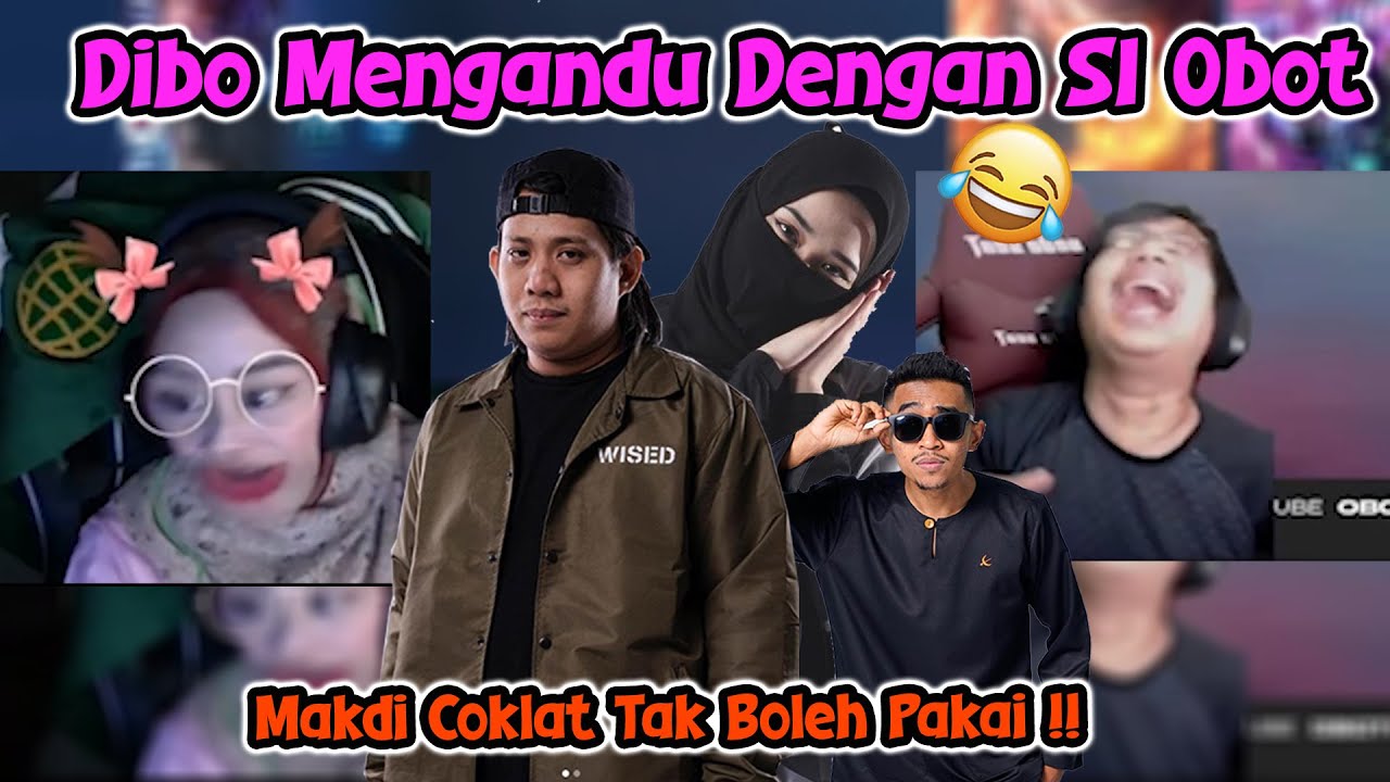 DIBO MENGADU DENGAN OBOT !! SI MAKDI COKLAT TAK BOLEH PAKAI 🤣😂 !! DIBO LIVE FACECAM MLBB