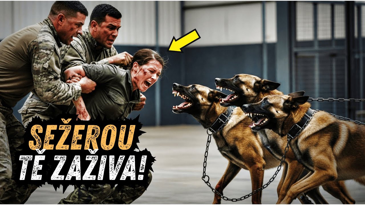 „Roztrhejte tu mrchu!“ Hodili ji před hladové psy K9 — a pak je Navy SEAL zkrotila.