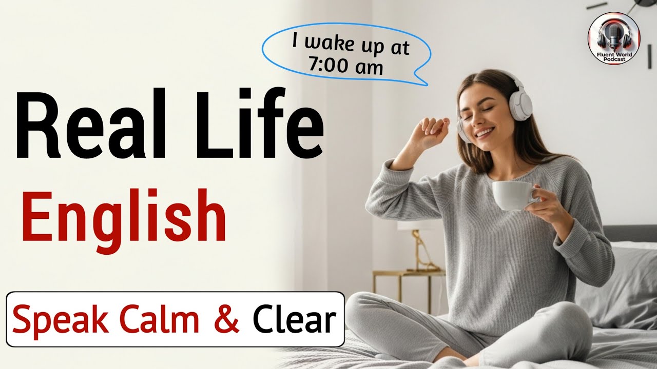Slow English Practice for Real Life | Daily Conversation & Fluency Training 