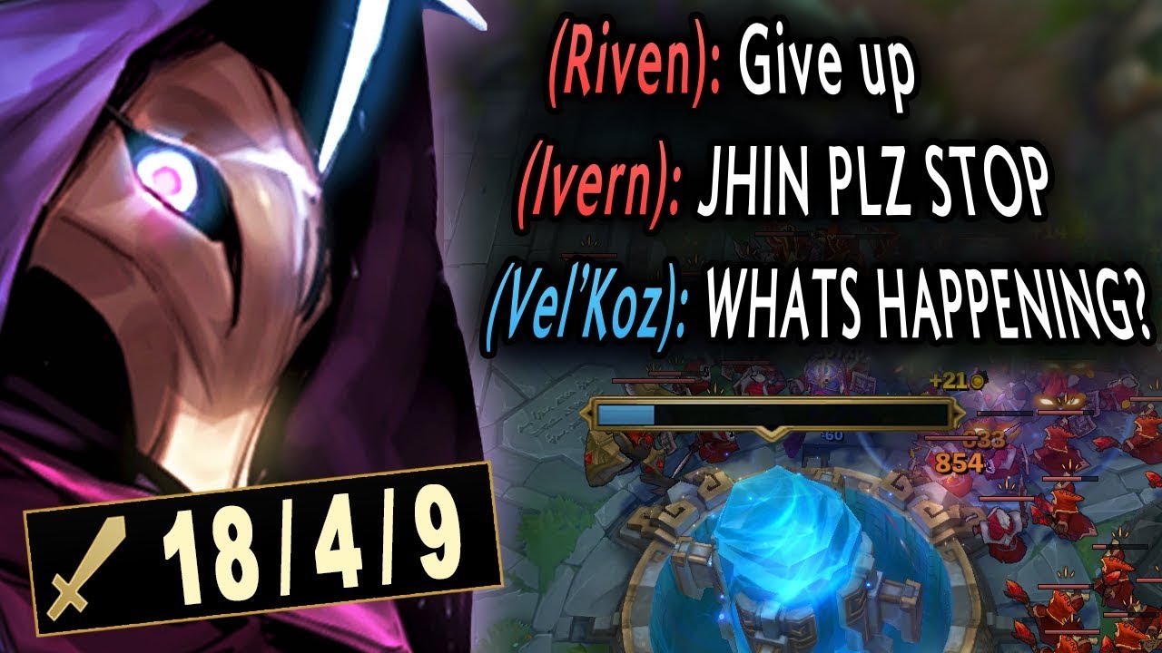 This 1 HP Nexus comeback is why I play League and Jhin