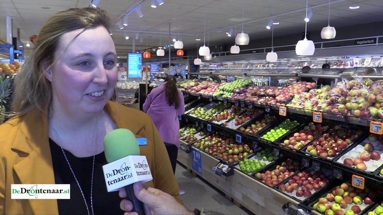 Lysanne Steijns van de AH in Dronten-west over de verbouwing en hamsteren