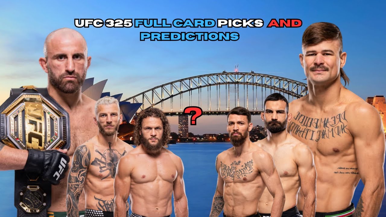 UFC 325 Full Card Picks And Predictions