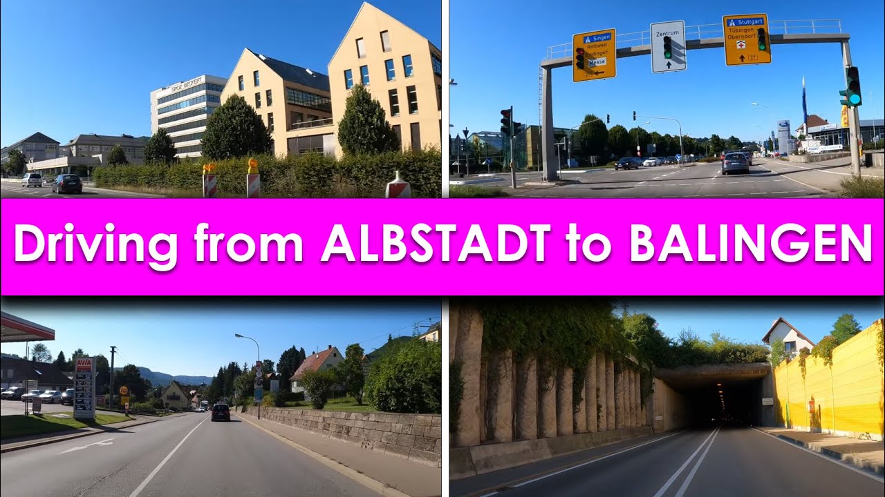 Non-stop through Ebingen, Lautlingen, Laufen and Balingen