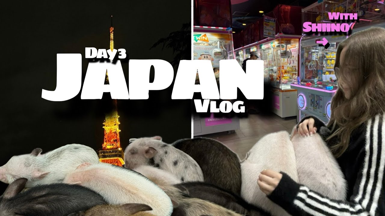 Wir waren im Pig Café?! 🐷☕️| Tokio überrascht uns komplett Japan Vlog Tag 3 🌸