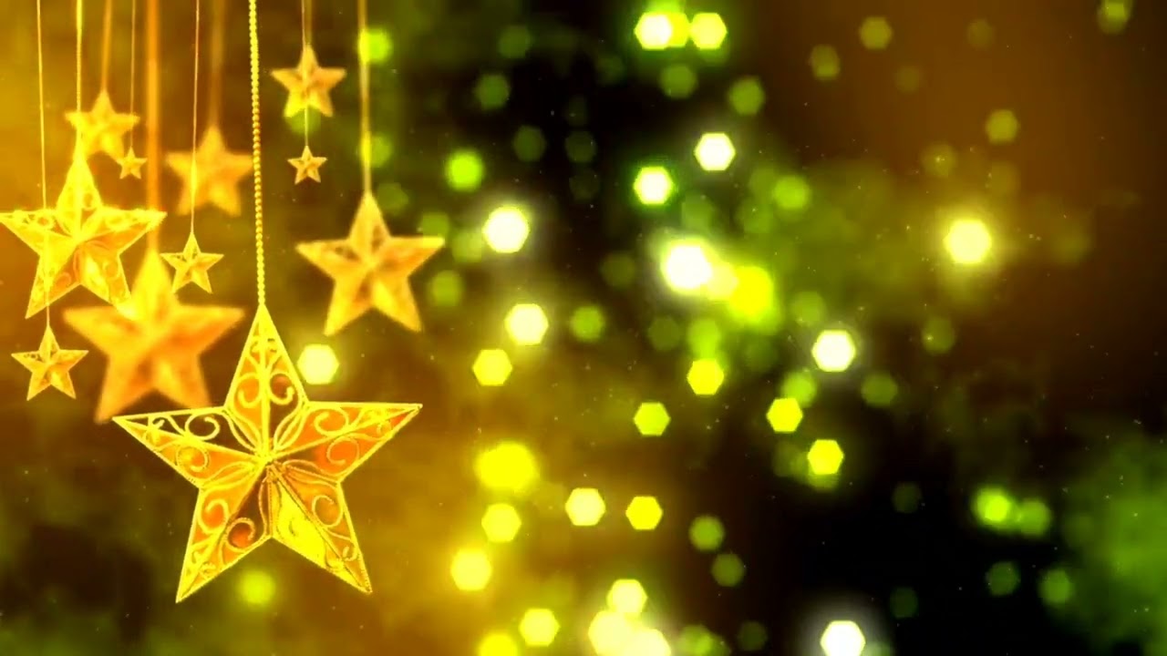 4K Christmas Star Ornament Background loop Visual Effects | Motion | Animation  &lrm;@CheizMe&nbsp;