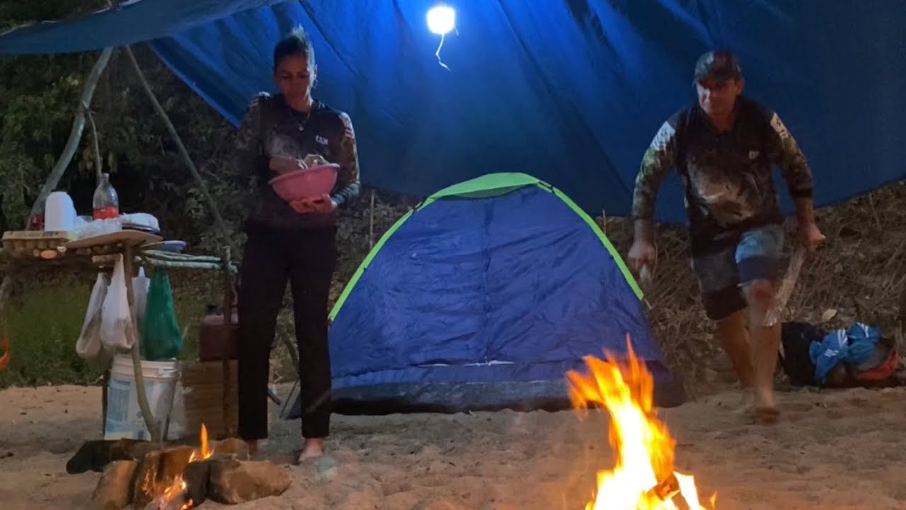 TIVEMOS UMA SURPRESA INESPERADA NO NOSSO ACAMPAMENTO