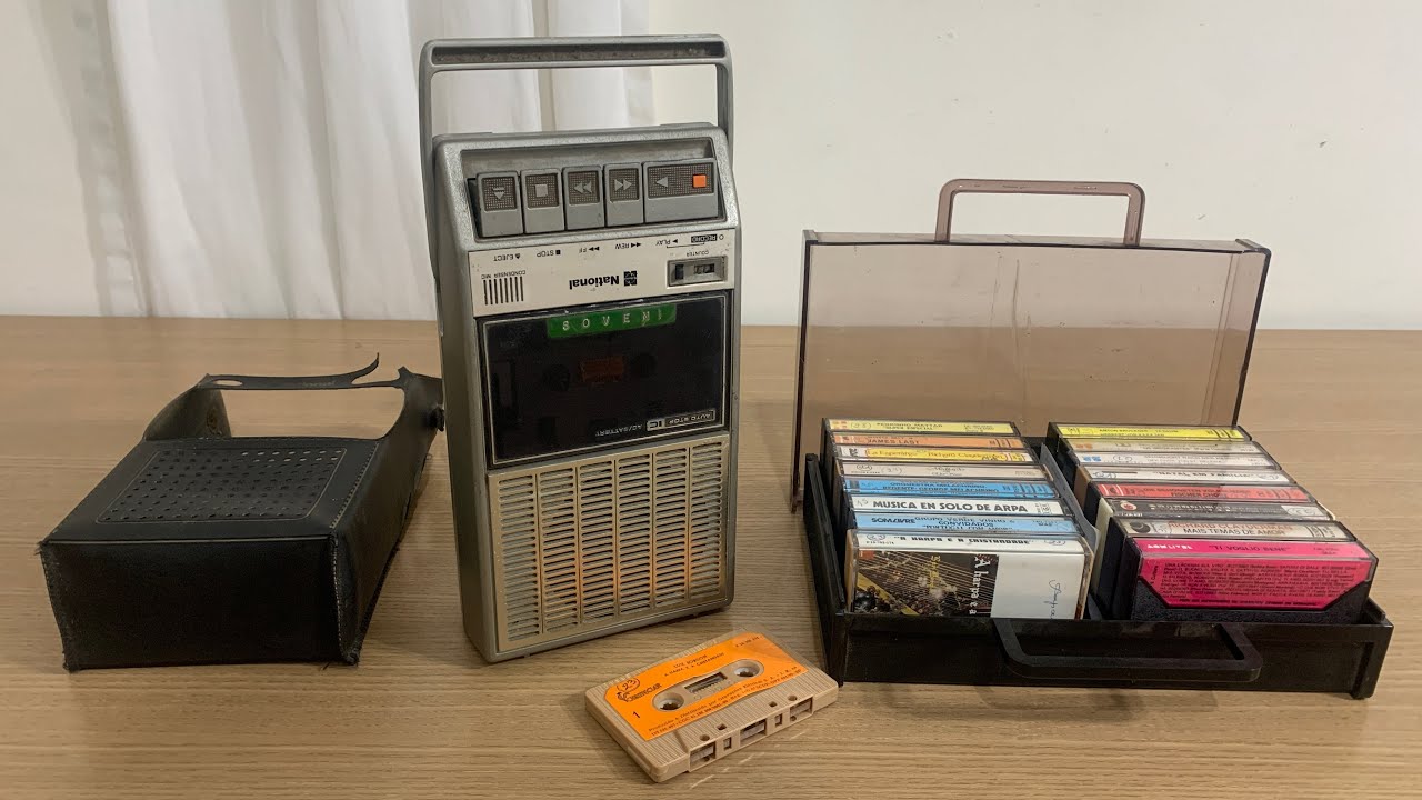 Restauração - Toca Fitas Cassette NATIONAL Anos 80