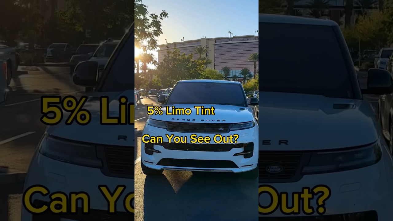 Looking Out of Dark Window Tint: Inside the 2023 Range Rover