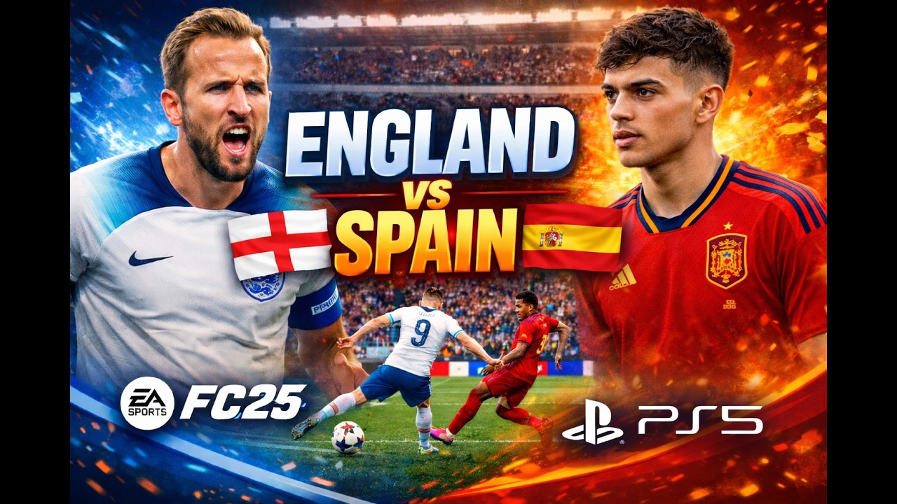 England vs Spain – Who Wins? 🤯 | FC 25 Gameplay | PS5