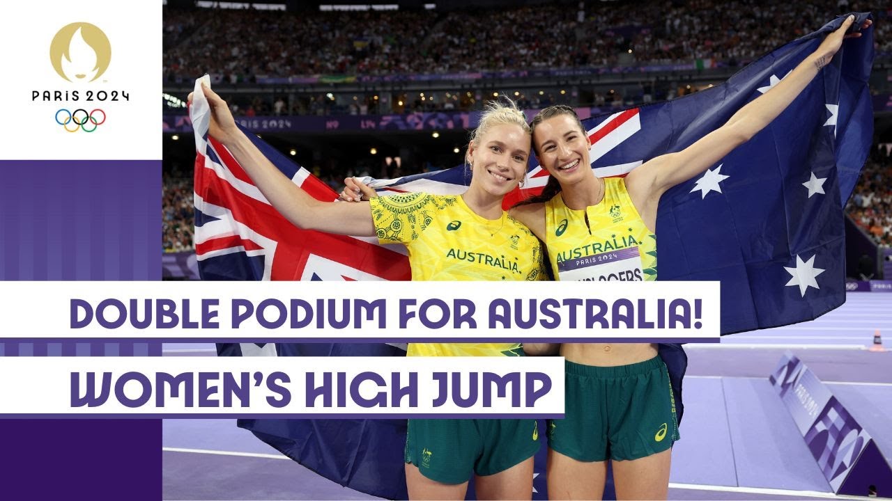 Double Podium for Australia 🇦🇺 | Women's High Jump | #Paris2024 Highlights