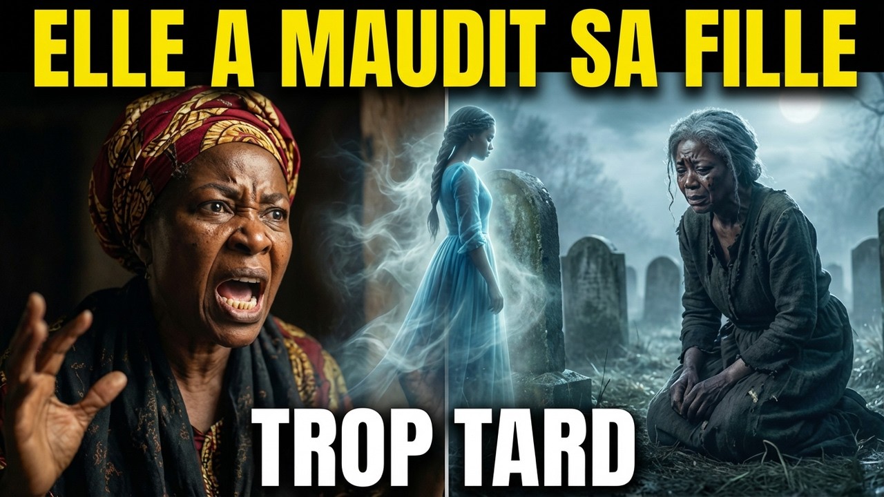 Elle a maudit sa fille dans la colère… et a pleuré chaque nuit devant sa tombe | Conte africain