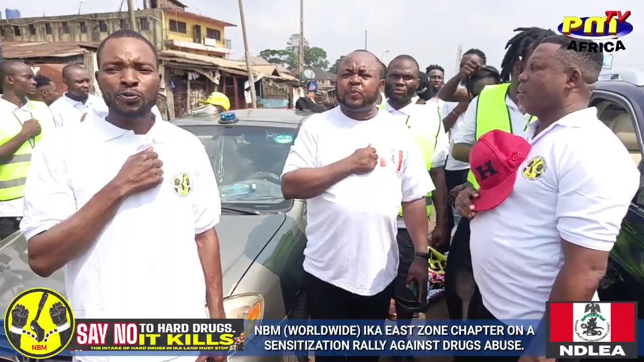 NBM, Ika East Zone Chapter sensitization rally against drug abuse in Ika land, Delta State.