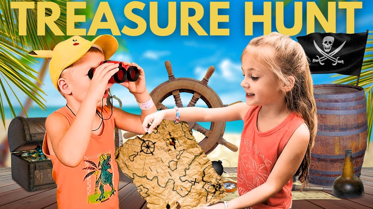 Treasure Hunting With Kids On The Beach In India