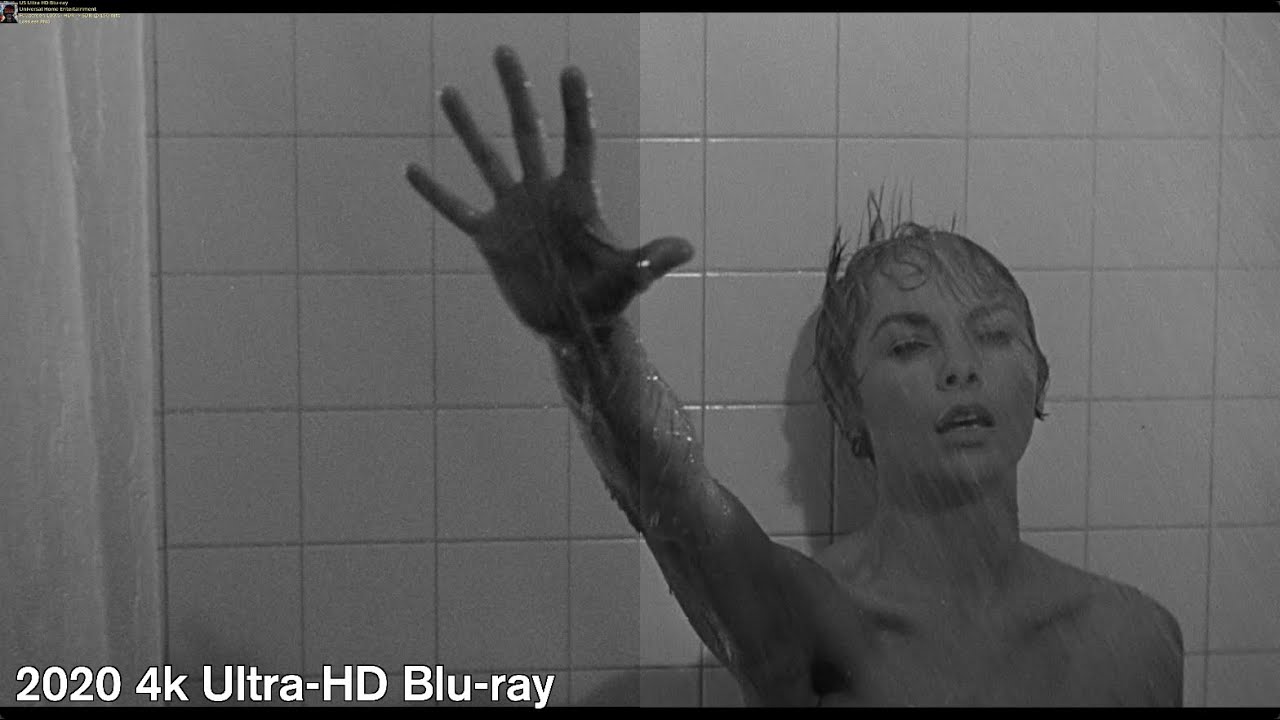 Psycho (1960) - 4k/Blu-ray Comparison