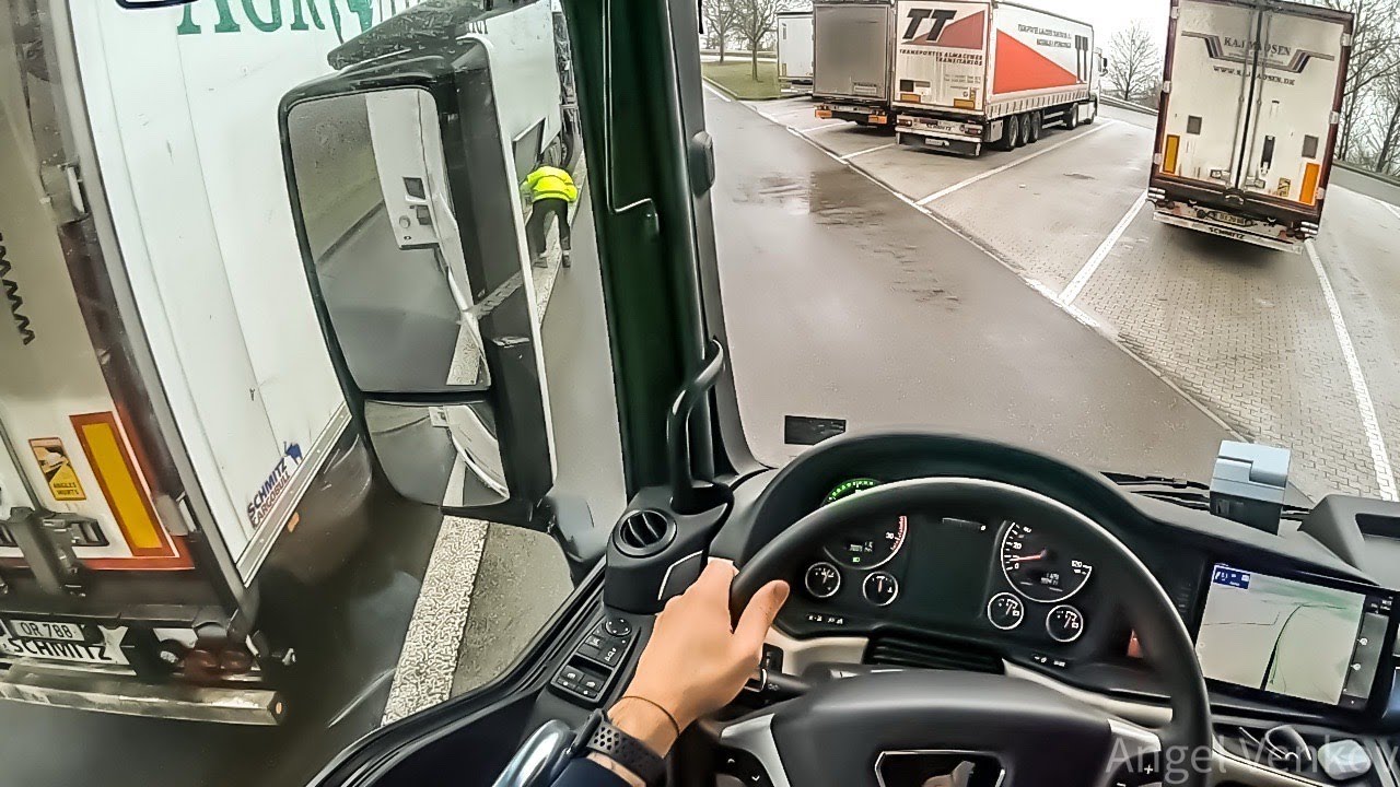 POV Truck Driving MAN TGX 470 🇩🇪 Trier to Marl  cockpit view