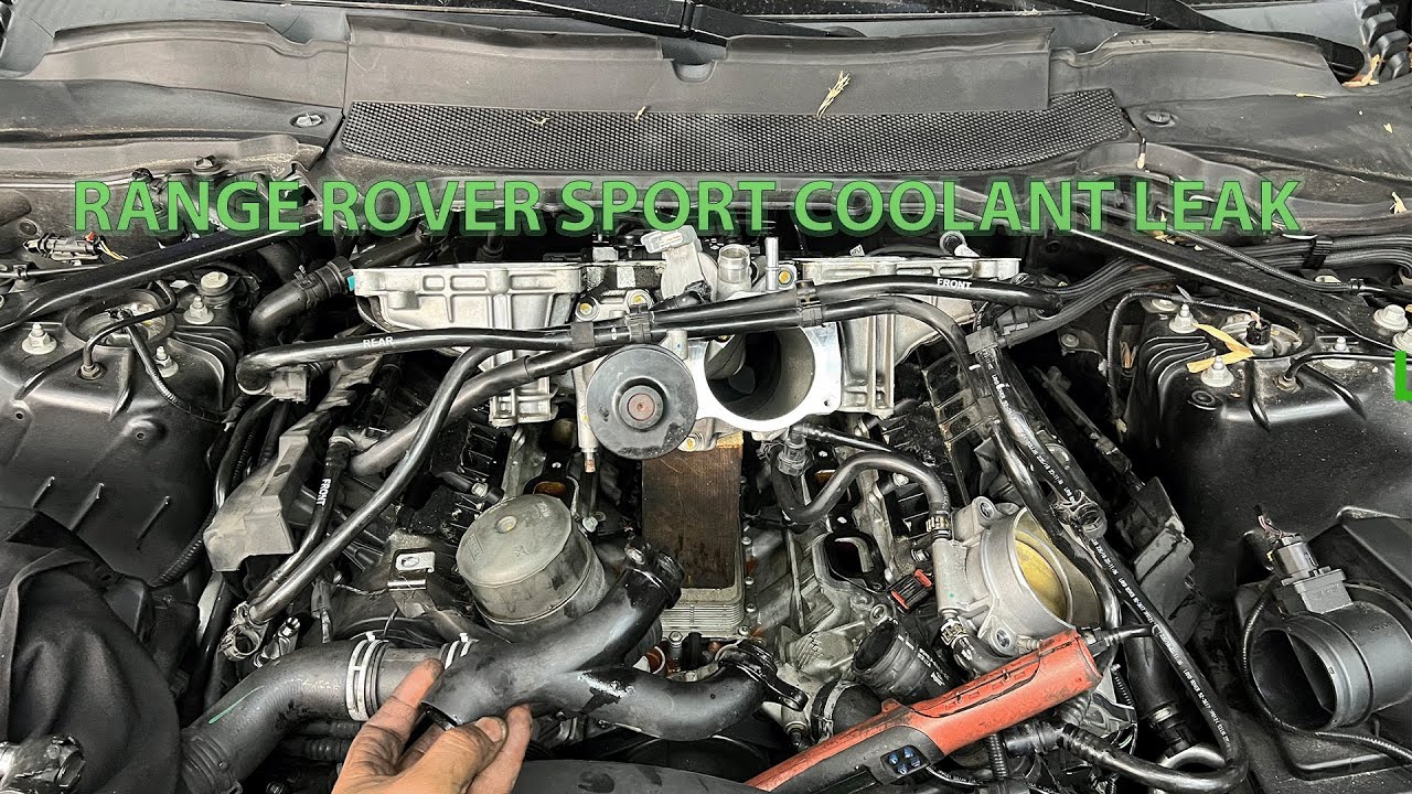 Утечка охлаждающей жидкости в Range Rover Sport 2019 года
