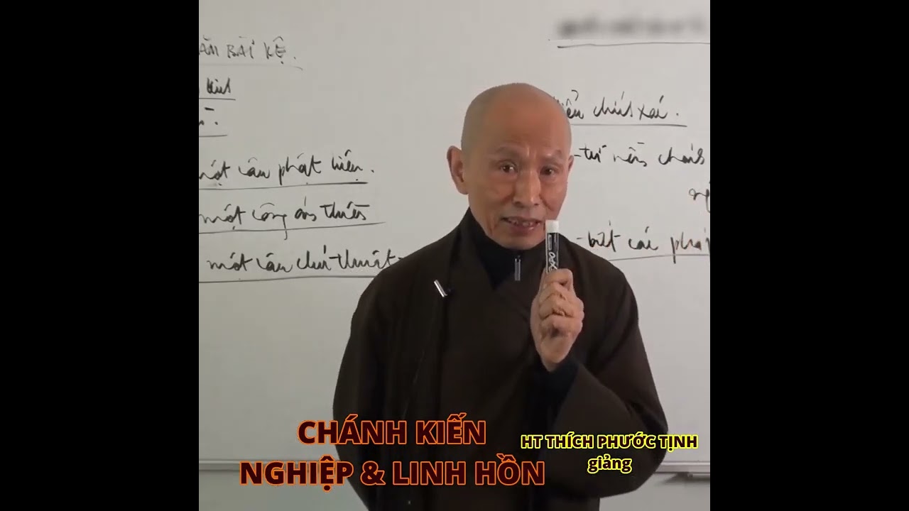 CHÁNH KIẾN NGHIỆP & LINH HỒN | Thầy Thích Phước Tịnh giảng