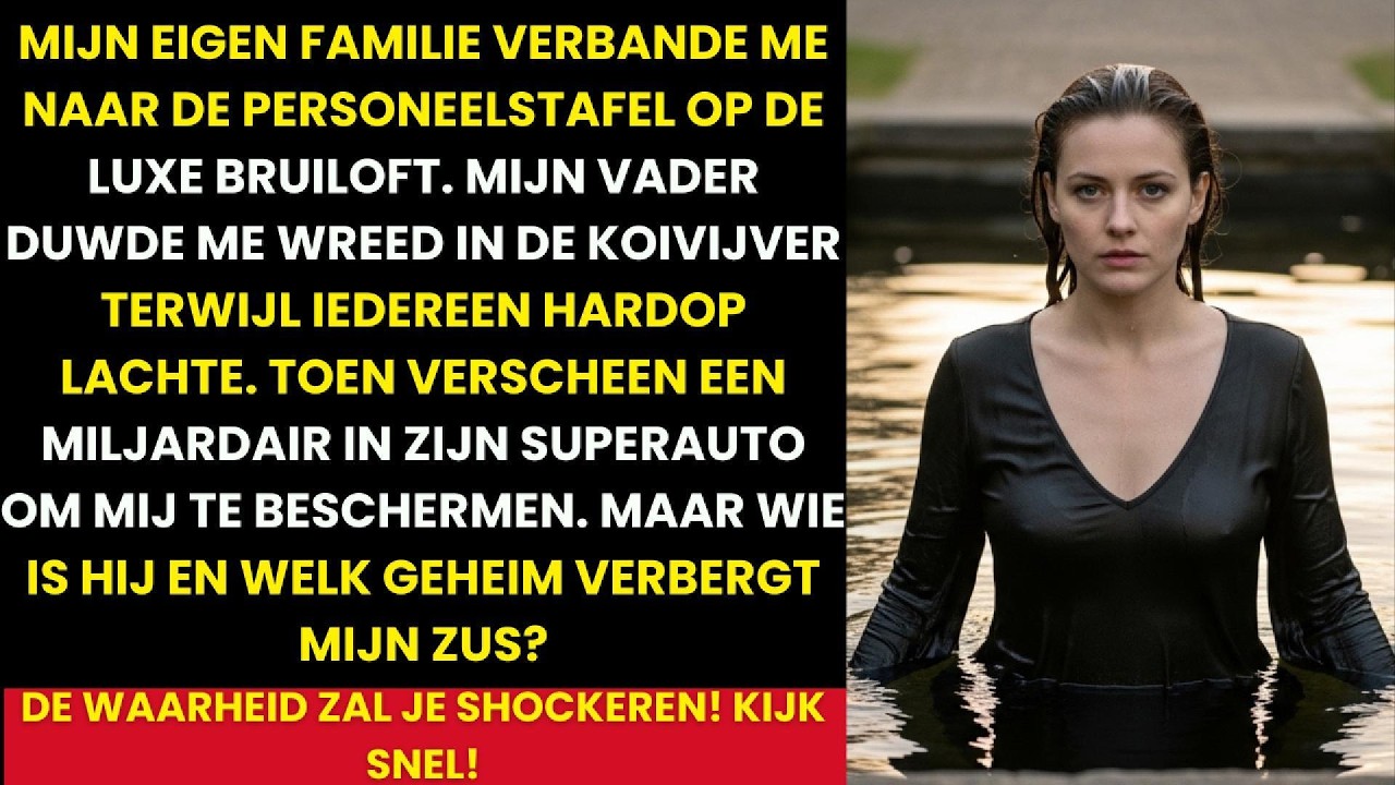 Familie Zette Me Bij Het Personeel Op De Bruiloft, Toen Kwam Mijn Miljardair-Echtgenoot Binnen En…