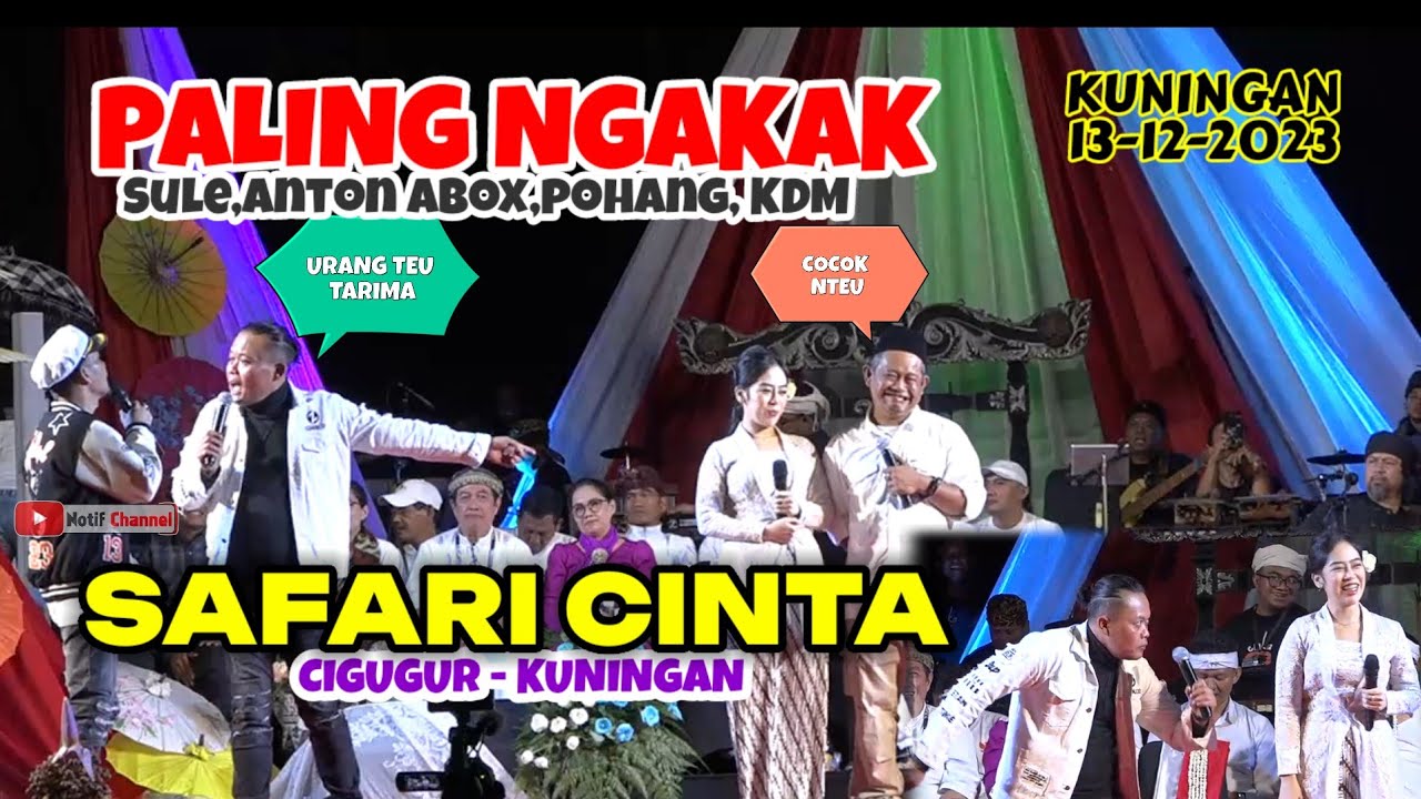 SAFARI BUDAYA KUNINGAN, TERBARU, SULE,OHANG,ANTON ABOX, KDM paling lucu
