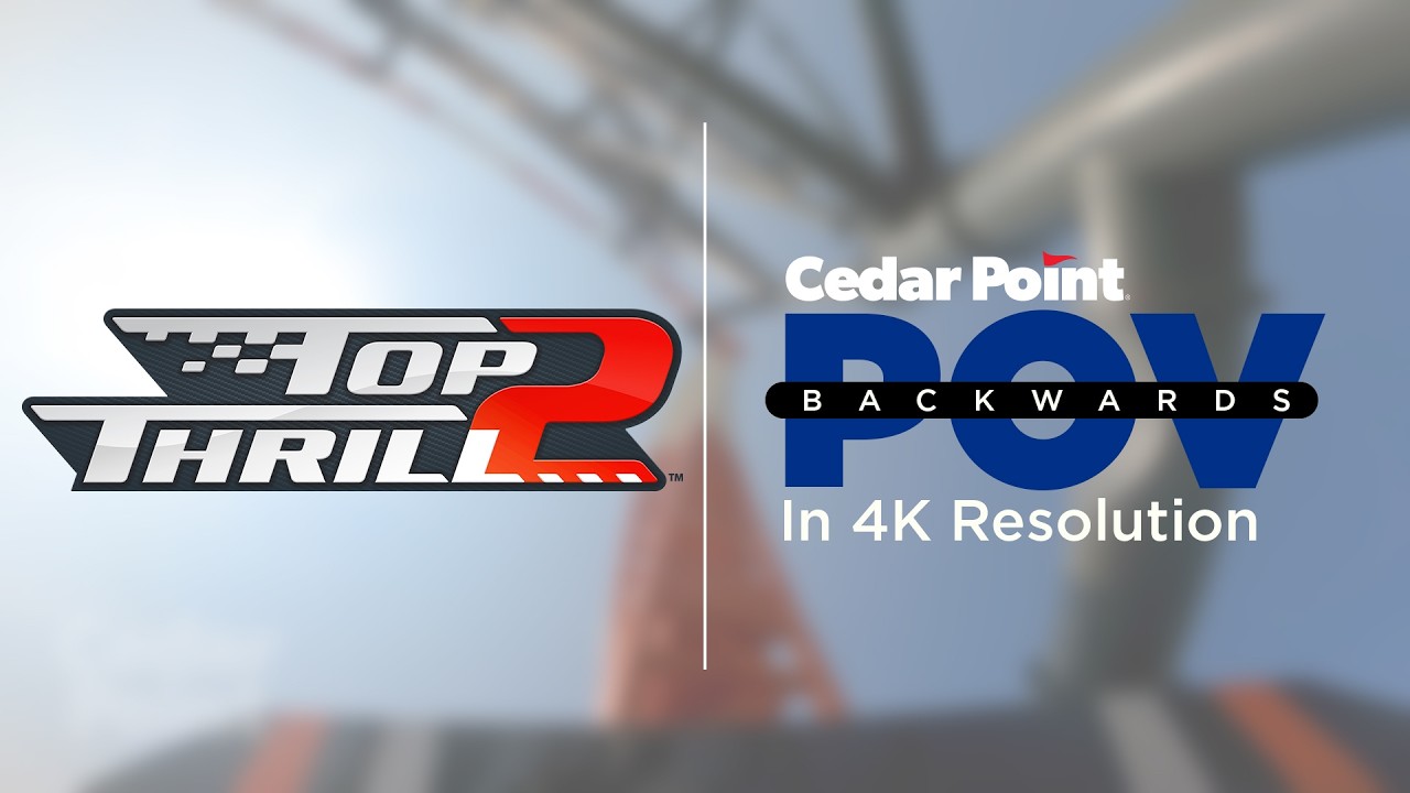 Top Thrill 2 - Official Backwards POV in 4K