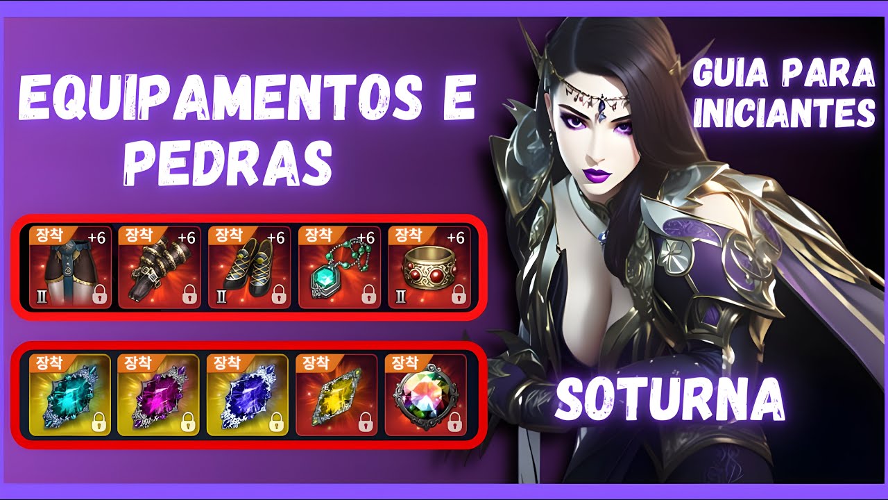 SOTURNA / DEMONHETA GUIA PARA INICIANTES: MEUS EQUIPS 🗡#mir4