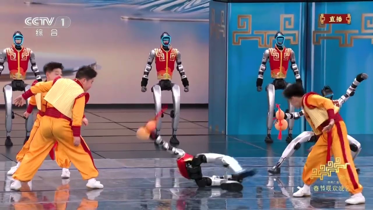 Robot Kung Fu mang đến màn trình diễn 