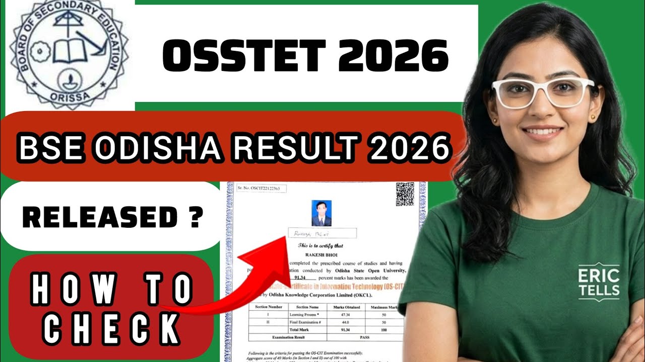 osstet result 2026 | osstet exam result 2026