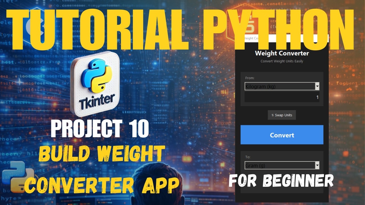 10. Project Based Learning Python - Build a Weight Converter App