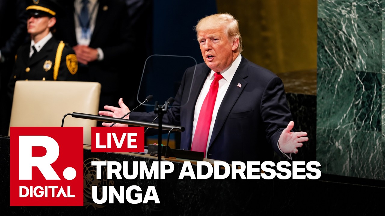 LIVE: Trump Addresses UN General Assembly | Iran War Tensions Loom Large | USA | America