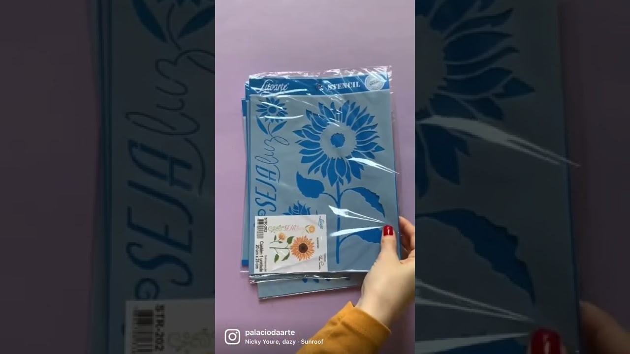 Stencil de flor: Garantia de beleza e praticidade! #shorts