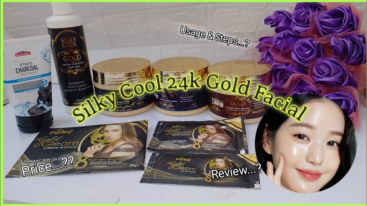 Silky Cool 24k Gold Facial Kit | Facial Review | Price | Best Whitening Facial Kit