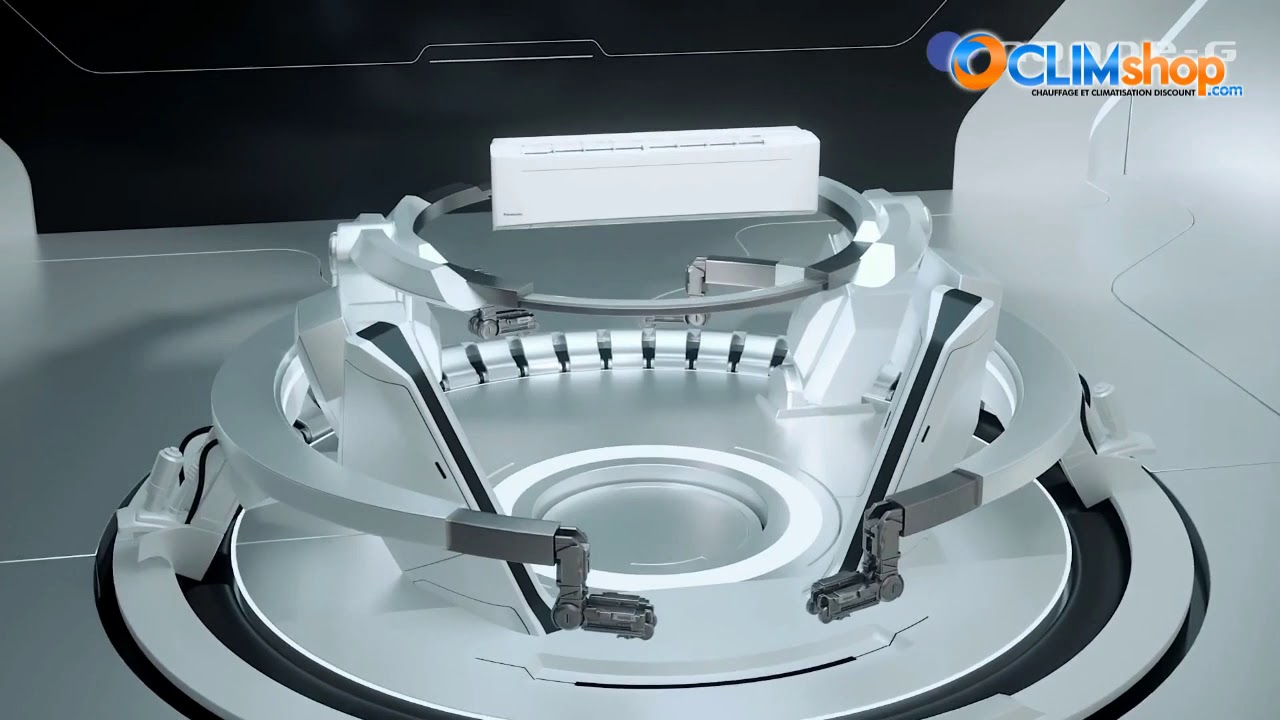 Technologie Nanoe purification d'air Panasonic Climatiseur r&eacute;versible Etherea