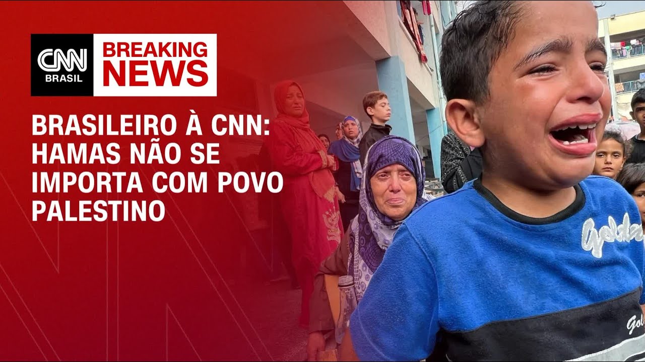 Brasileiro à CNN: Hamas não se importa com povo palestino | AGORA CNN