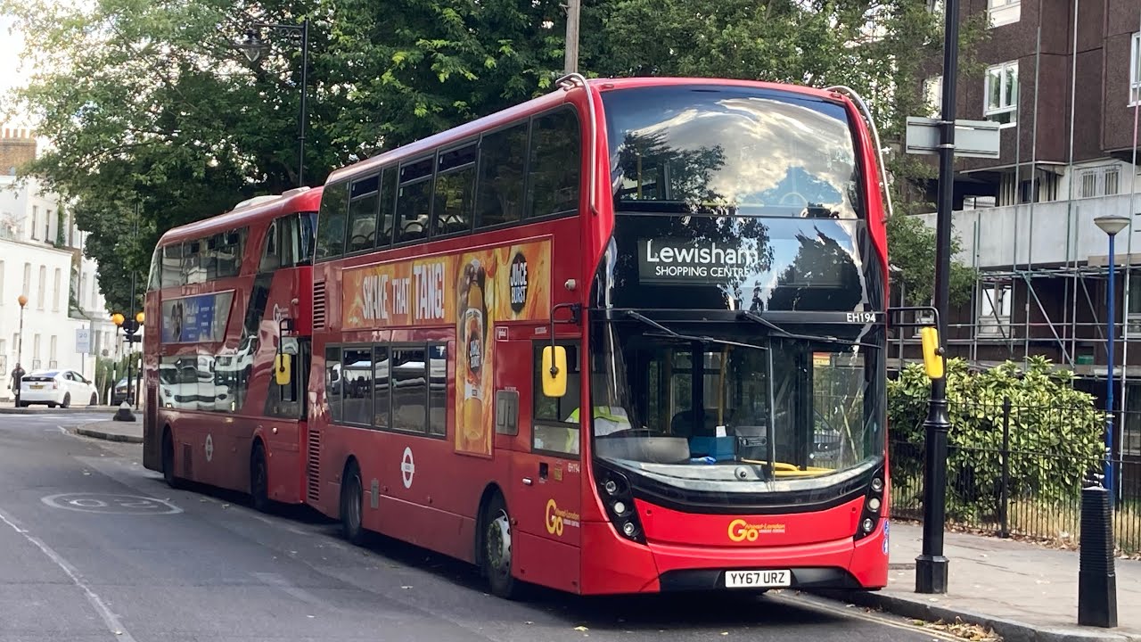 FRV. Go Ahead Route 21. Newington Green - Lewisham Shopping Centre. Enviro400MMC EH194 (YY67 URZ)